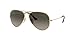 Produktbild Ray-Ban Unisex Aviator Sonnenbrille, Gold (Gestell: Gold, Gläser: Grau Verlauf 181/71), Large (Herstellergröße: 58)