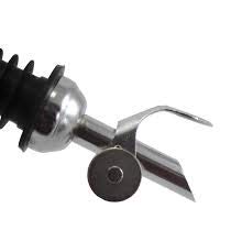 Weighted Stainless Steel Flip Top Lid Liquor Wine Free Flow Bottle Pourer Dispenser Olive Oil Pour Spouts (12-Pack) #TOP2