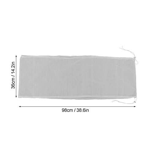 Image of Birdcage Nylon Mesh Net Adjustable Dustproof Seed Catcher Guard Net Cover for Parrots Parakeet Macaw Cage