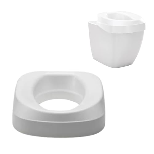 Elevador para Inodoro. Elevador WC Adulto. Alzador WC Adultos. Adaptador WC adultos. Elevador para Inodoro. Fácil de montar. Elevador WC 10 cm. Calidad Ortopédica.