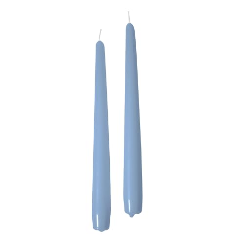 Bougies coniques Ø 2,2 cm h. 25 cm 10 pièces - Dusty Blue