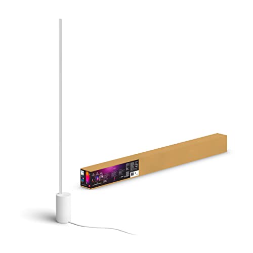 Philips Hue Gradient Signe Floor Lamp, Compatible with Alexa, Apple HomeKit and Google Assistant,Acrylic, White Philips Hue Gradient Signe Floor Lamp, Compatible with Alexa, Apple HomeKit and Google Assistant,Acrylic, White