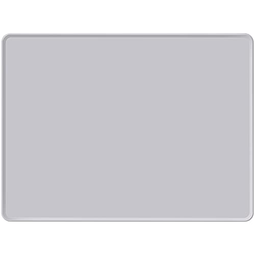 Gartful Silicone Mat For Kitchen, 32 X 24 X 0.06 Inches Silicone Mat With Lip, Large Multipurpose Mat - 0.2" Raised Edge, Silicone Place Mat For Dining Table, Heat Resistant Pad, Nonstick, Light Gray #TOP23