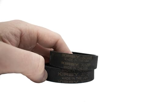 Kirby Vacuum Cleaner Belts Part 301291 (3 Belts, Black, 3)