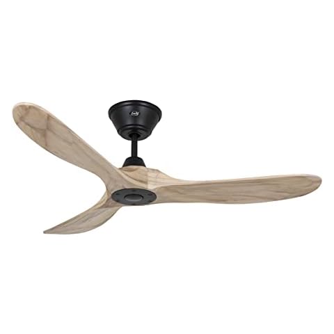 CasaFan Deckenventilator 312218 ECO Genuino 122 Massivholz natur/schwarz matt lackiert Cover
