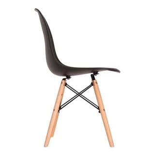 Cadeira Charles Wood Design Eiffel Preta