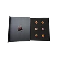 AS Roma Set di 6 Spille in Scatola Logo