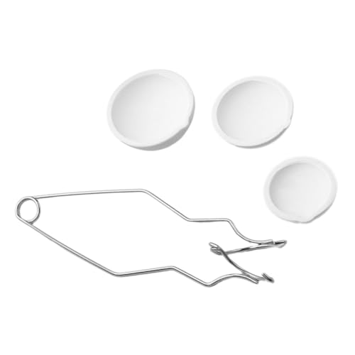 Gogogmee 1Set Melting Kit with Long Crucible Tongs for Gold and Casting Durable Tong for Laboratory Use for Melting High Corrosion Resistance