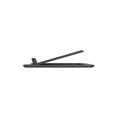 Image of Kanto S6 Tilted Desktop Speaker Stands for Large Bookshelf Speakers & Full-Size 5 inch-7 inch Studio Monitors | Supports 20 lbs | Damping Foam Padding | inch-20 Mounting | Pair | Black