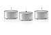 Dlight 7 Hour Bulk Unscented Long Burning White Tea Light Candles - Qty (400)