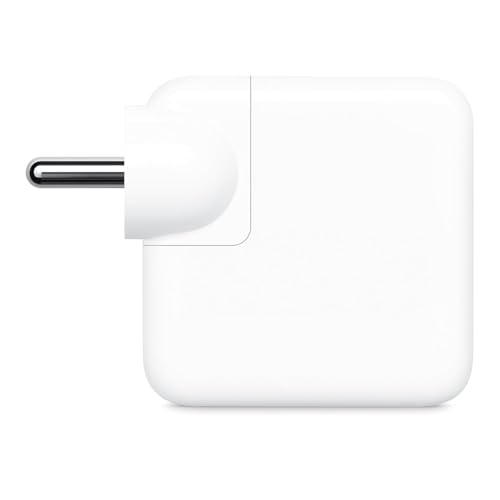Image of Original 35W Power Adapter Charger Dual Port Adapter for iPhone 17 16 15 MFi Certified Dual USB C Power Adapter Charger Adapter - White