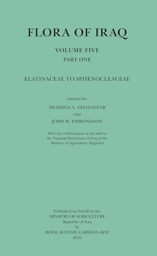 Flora of Iraq: Elatinaceae to Spenocleaceae: Elatinaceae to Sphenocleaceae