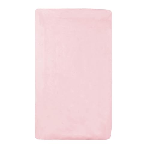 Image of American Baby Company 100% Natural Cotton Fitted Cradle/Bassinet Sheet 36" x 18" - Soft, Breathable & Hypoallergenic Bed Sheet, Baby Pink, Neutral for Boys & Girls
