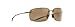 Maui Jim Men's and Women's Breakwall Polarized Rimless Sunglasses, Rootbeer/HCL® Bronze, Medium