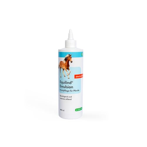 cp-pharma Equilind Emulsion | 400ml | Hautpflege für Pferde | Kann unterstützend beruhigend und Juckreiz lindernd auf der Haut wirken