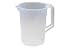 Produktbild hünersdorff Messbecher (2L), bruchsicher,besonders temperaturbeständig,transparente Skala,Lebensmittelgeeignet,aus Polypropylen(PP),geschlossener Griff,transparent
