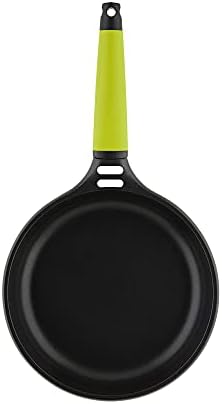 Fundix Castey Induction Frying Pan with Removable Handle, 20 cm, Cast Aluminium, Green, 14 x 20 x 4.9 cm F3-I20