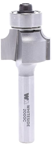Whiteside 2000C Roundover Router Bit: 1/8 Inch Radius 3/4 Inch Large Diameter 1/4 Inch Shank 1/2 Inch Cutting Length