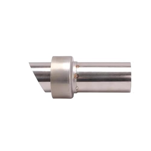 Adaptateur silencieux d'échappement moto 54.5mm en acier inoxydable
