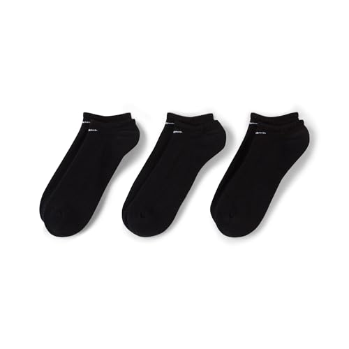 Image of Nike Unisex Adult Everyday Cushioned Training No-Show Socks (3-Pack) | Mens and Womens