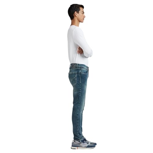 Image of Pepe Jeans Men's Regular Fit Jeans | Mid Rise | Chinox | Jeans for Man