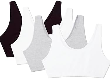 Fruit of the Loom Women's Built-up Sports Bra Sports Bra (Pack of 3)