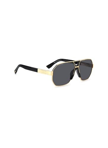 Dsquared2 D2 0028/S Rhl/Ir Gold Black Sunglasses Man Standard, Standard, 63 - 2