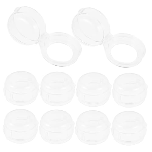 ibasenice Oilproof Stove Knob Covers 10 Pack Gas Stove Protector Easy Open for Adults
