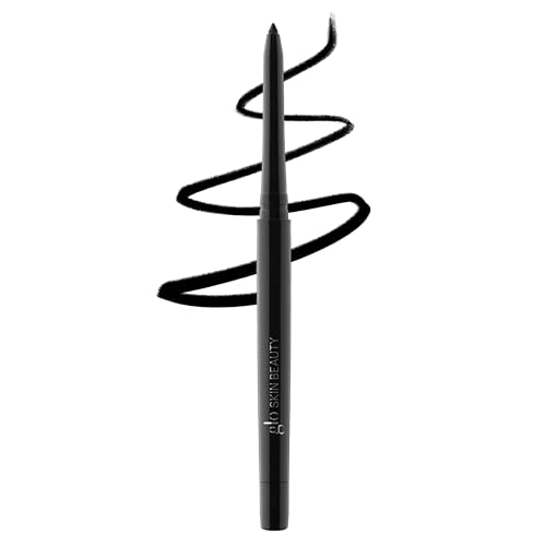 Glo Skin Beauty Precise Micro Eyeliner, Black - Ultra-Fine, Retractable Tip, Stays Put Without Melting or Transferring