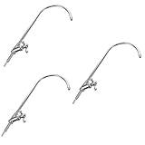 Veemoon 3 Stück Küchenwasserhahn Drehbarer Trinkwasserhahn Wasserfilterarmatur für Sichere Nutzung Kompatibel mit Verschiedenen Wasserreinigungsanlagen Einfacher Einbau Große Bogenform für