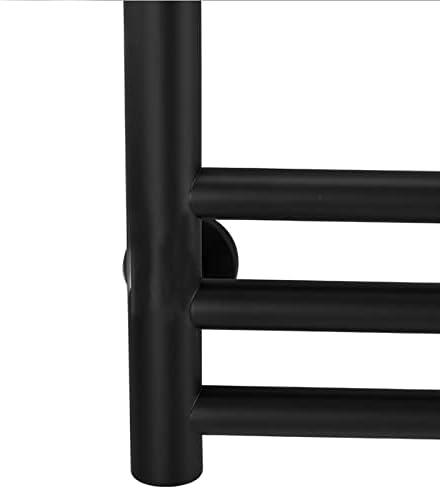 Heated Towel Rail Rails Electric Towel Warmer,Heated Towel Rail Radiator Wall-Mounted Electric Heated Towel Rack and Drying Racks for Bathroom,9 Bars,White