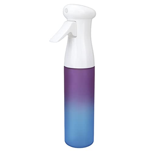 Qukaim Botella pulverizadora de agua de 300 ml, botella ergonómica de pulverización continua, diseño reutilizable a prueba de fugas para limpieza y amplia aplicación, ideal para uso doméstico y jardín