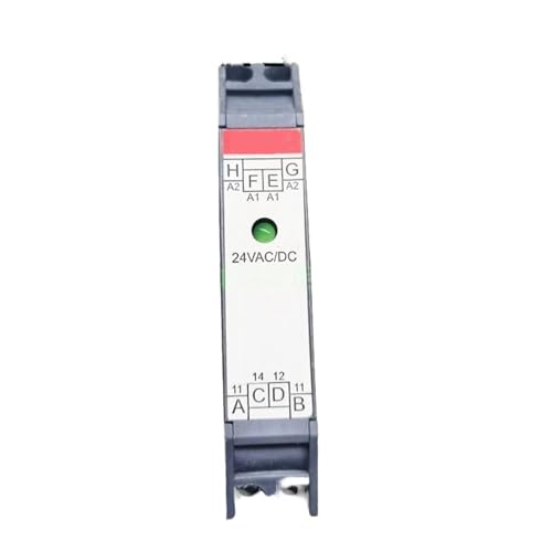 Relé temporizador y de interfaz RB121A-24VAC/DC acoplador de aislamiento para guía DIN