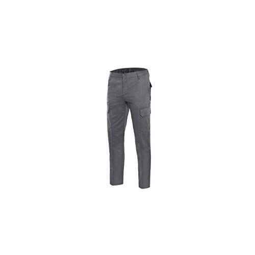 VELILLA 103003 / Pantalon 100% Algodon Multibolsillos (Gris, 42)