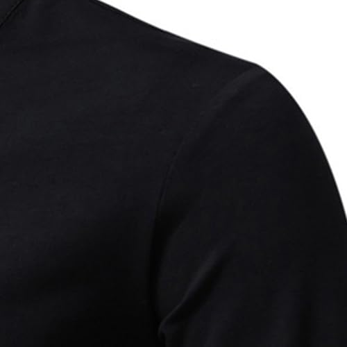 Vêtements d'hiver pull de qualité supérieure en maille de coton noir