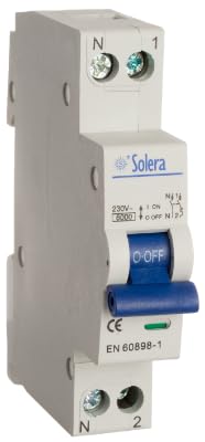 Interruptor 40A curva C SOLERA previene sobrecargas con corte omnipolar simultáneo en fase y neutro