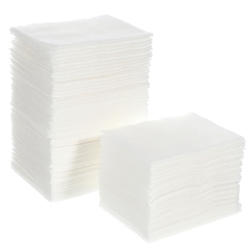 PLAFOPE Almohadillas De Maquillaje De Algodón Paquete De 2 200 Hojas Almohadillas Faciales Elásticas Desmaquillantes Suaves Para El Cuidado De La Piel De Las Mujeres