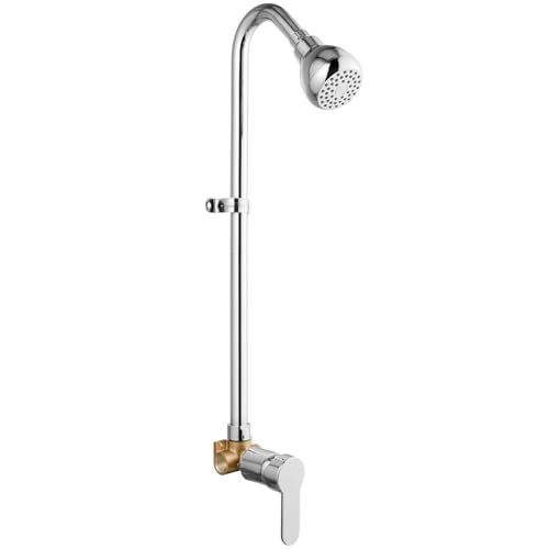 GBBNE Außendusch-Set mit Wasserhahn, Außendusche mit einem Griff für den Hinterhof, Ventil im Lieferumfang enthalten, poliertes Chrom