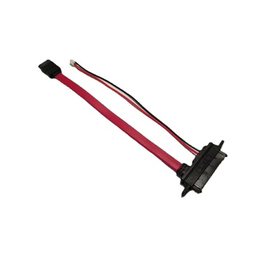 Cable SATA 22Pin a IDE 7Pin y 2Pin Rojo 20cm