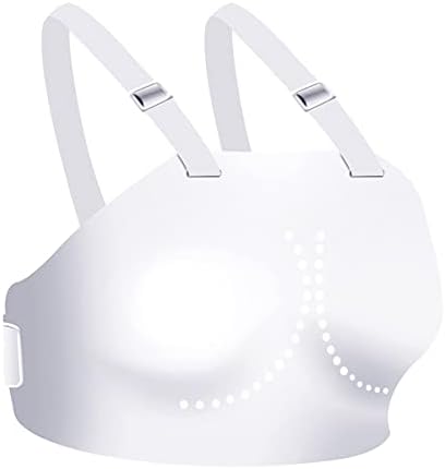 UJJGHJ Fencing Chest Protector for Women Plastic Chest Guard White 83~100+cm (Size : 86-89)