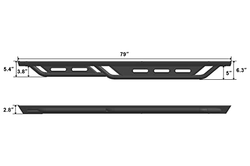 Estribos para Toyota Tacoma 2005-2023 Cabina Doble Acero miniatura 7