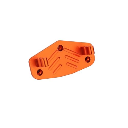 Support servo Losi LMT 1/8 en alu orange pour un guidage ultra précis du train avant