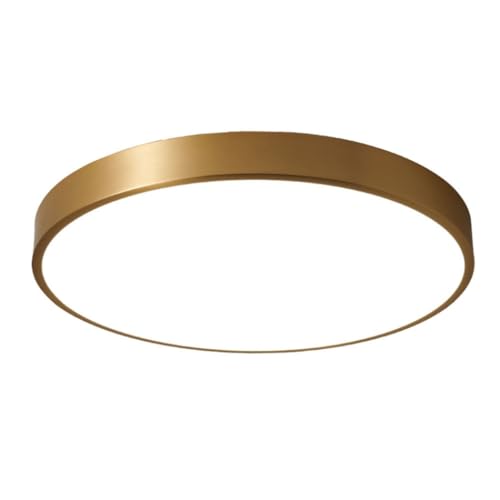 Plafonnier LED rond réglable trois couleurs avec abat-jour acrylique pour couloir
