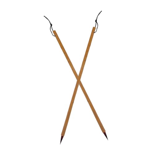 SEWACC 2pcs Traditional Calligraphy Brushes Precision Writing Pens for Chinese Calligraphy Watercolor Painting for Beginners and Professionals Lightweight Design for All Skill Levels