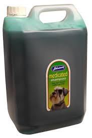 LEEWAY WOODWORK JOHNSONS MEDICATED SHAMPOO 5L - FOR DOG GROOMING (1X 5L BOTTLE)