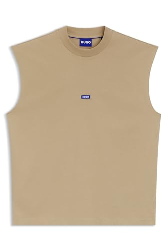 HUGO T-Shirt sans Manches Coton Navertz Idéal pour Vos Sorties Estivales