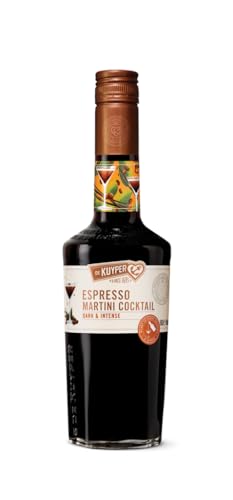 De Kuyper Espresso Martini Ready-To-Drink Getränke-Mix für 4 servierfertige Cocktails 14.5% Vol (1 x 0.5l