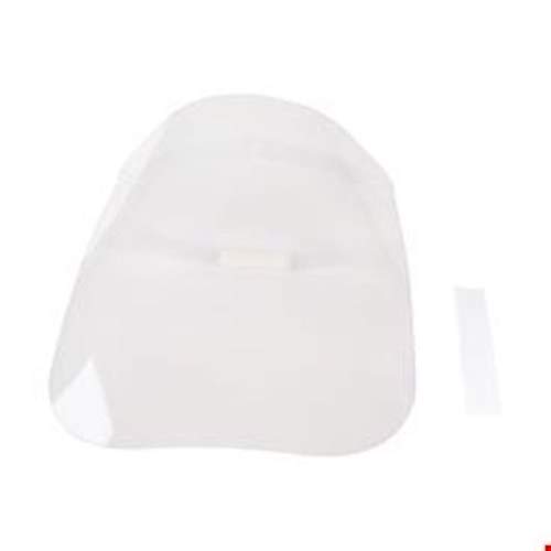 Displayshop 10 Viseras Protectoras Transparentes para la Cara con Cierre de Velcro