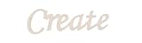 Darice 9110-25 Wood Script Word, Create