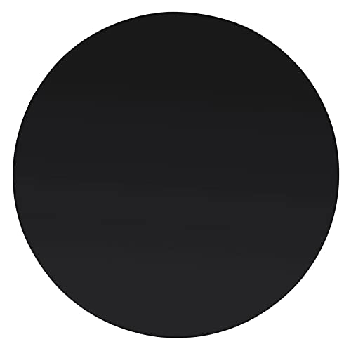 Buzaza Tischplatte Schreibtischplatte Table Top Gartentischplatte Tischplatte aus gehärtetem Glas rund 500 mm